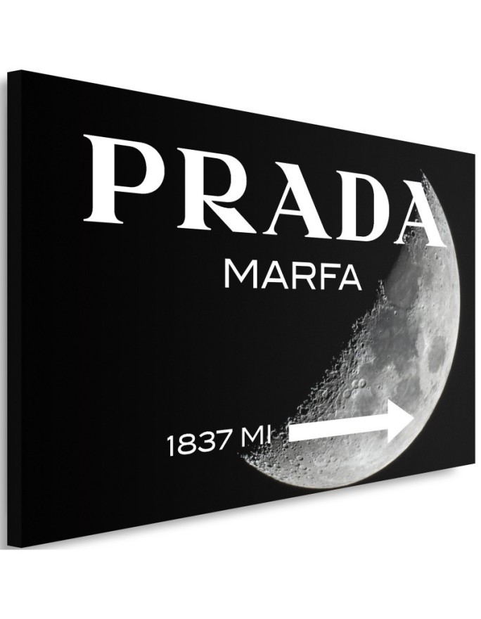 Obraz na płótnie glamour - Prada Marfa Czarny | FEEBY