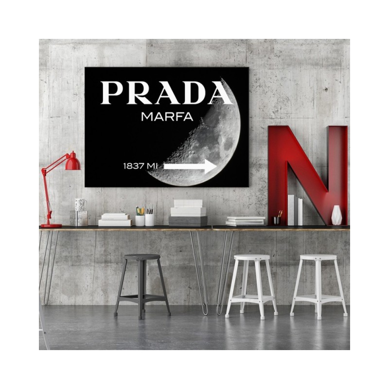 Leinwanddruck - Untertitel Schwarz | Feeby