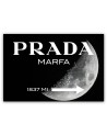 Obraz na płótnie glamour - Prada Marfa Czarny | FEEBY