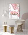 Obrazy na ścianę glamour - Róże w torbie Dior | FEEBY