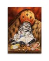 Nowoczesny obraz do salonu - Kocie halloween Svetrinka.art | FEEBY