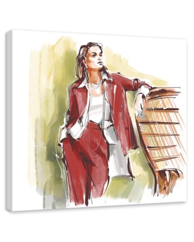 Canvas prints glamour - Model Woman Fashion Irina Sadykova | FEEBY