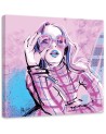 Modne obrazy - Róż Retro Kobieta Moda Irina Sadykova | FEEBY
