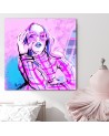 Modne obrazy - Róż Retro Kobieta Moda Irina Sadykova | FEEBY