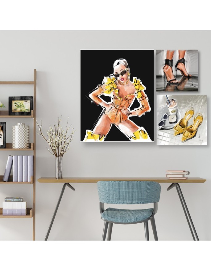 Obrazy glamour - Buty Moda Irina Sadykova | FEEBY