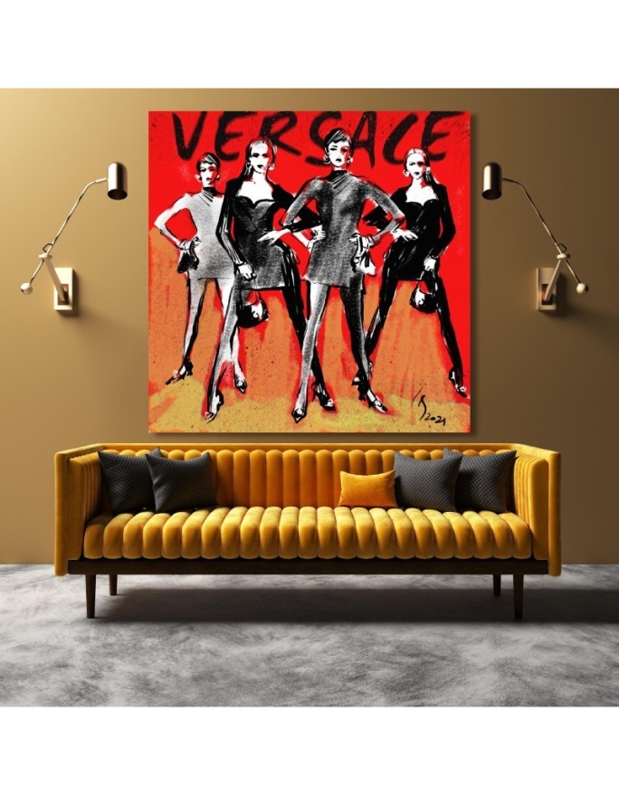 Obrazy glamour - Versace Moda Kobiety Irina Sadykova | FEEBY