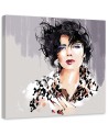 Obrazy glamour - Lata 80 Kobieta Moda Retro Irina Sadykova | FEEBY