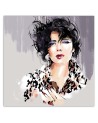 Obrazy glamour - Lata 80 Kobieta Moda Retro Irina Sadykova | FEEBY