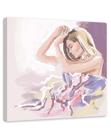 Glamour Canvas prints - Model Fashion Blonde Woman Irina Sadykova | FEEBY