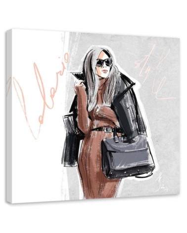 Stylish Canvas prints - Woman Autumn Fashion Walk Irina Sadykova | FEEBY