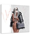 Stylowe obrazy - Kobieta Jesień Moda Spacer Irina Sadykova | FEEBY