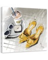 Obrazy glamour - Żółte Buty Moda Kawa | FEEBY