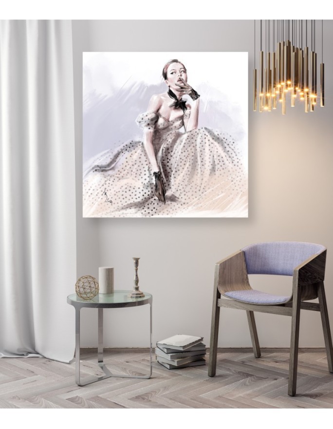 Modne obrazy - Paryż Kobieta Moda Sukienka Elegancja Irina Sadykova
