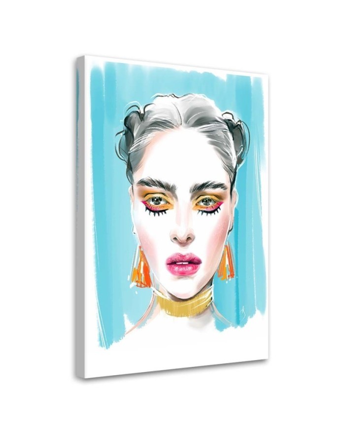 Stylowe obrazy - Makijaż Kobieta Portret Irina Sadykova | FEEBY