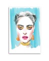 Stylowe obrazy - Makijaż Kobieta Portret Irina Sadykova | FEEBY