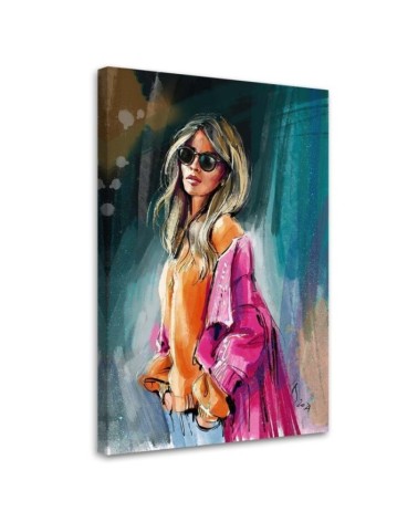 Fashionable Canvas prints - Model Woman glamour Irina Sadykova | FEEBY