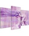 Canvas print for bedroom 3-part - Woman with long hair | FEEBY