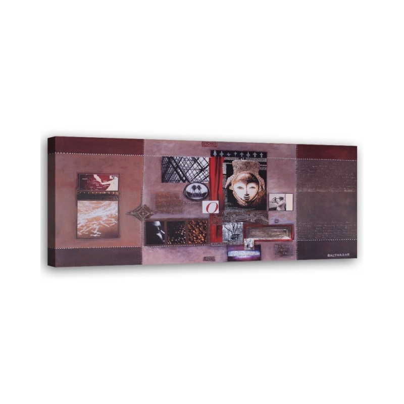 Leinwandbild - Collage aus alten Fotos | Feeby