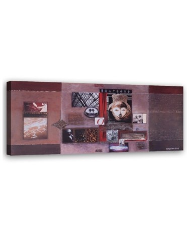 Leinwandbild - Collage aus alten Fotos | Feeby