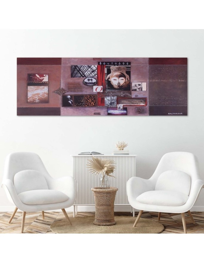 Obraz do nowoczesnego salonu - Kolaż starych fotografii | FEEBY