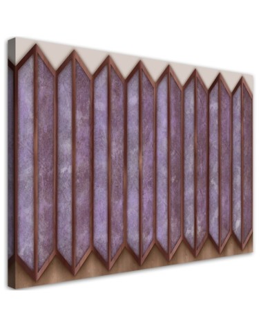 Leinwandbild - Buntes 3D -Fenster | Feeby