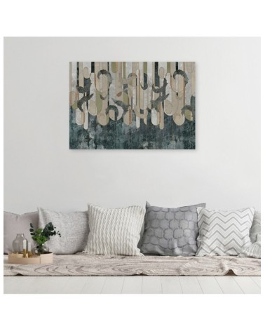 Leinwandbild - Boho Pflanzen Abstrakt | Feeby