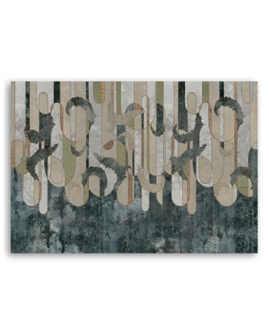 Leinwandbild - Boho Pflanzen Abstrakt | Feeby