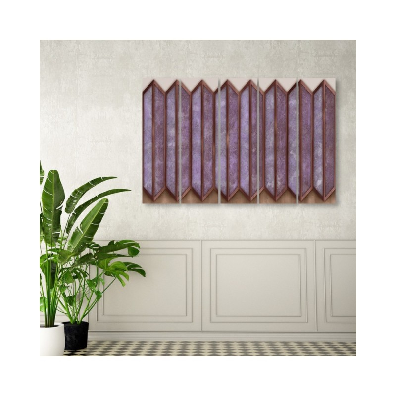 Dekoratives Leinwandbild - Buntes 3D -Fenster | Feeby