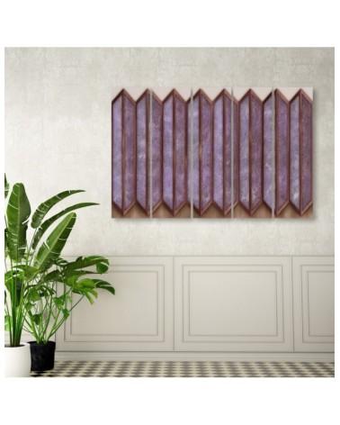 Dekoratives Leinwandbild - Buntes 3D -Fenster | Feeby