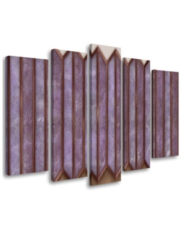Paintings for living room 5-part - Colorful 3D Abstraction | FEEBY