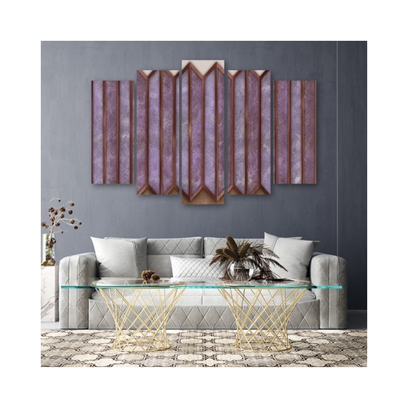 Leinwandbild - Buntes 3D -Fenster | Feeby