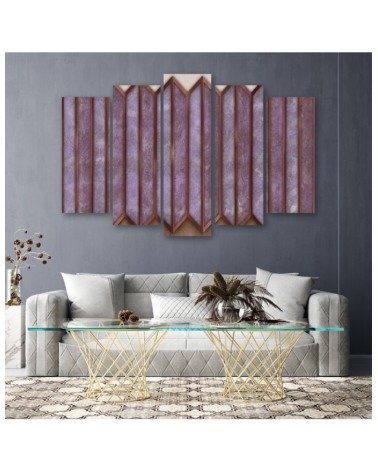 Leinwandbild - Buntes 3D -Fenster | Feeby