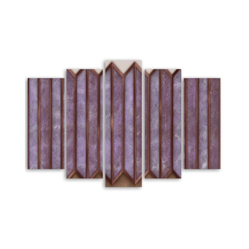 Leinwandbild - Buntes 3D -Fenster | Feeby