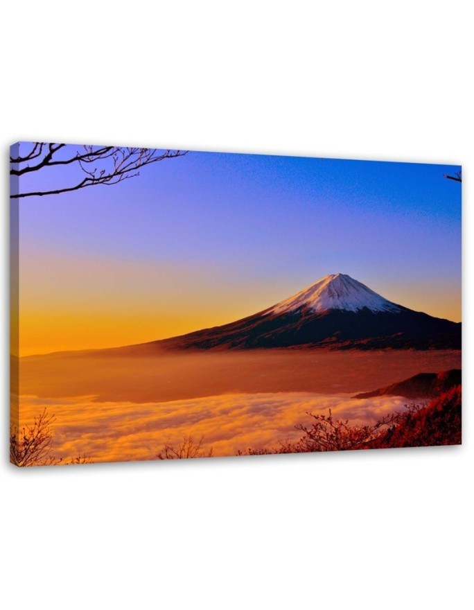 Leinwandbild modern - Berg Fuji Landschaft | Feeby