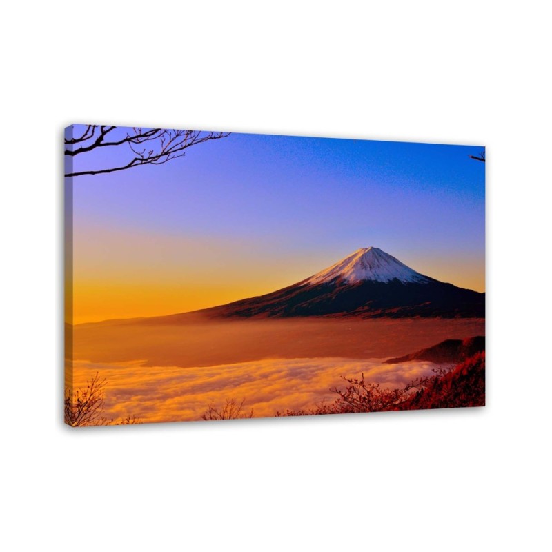 Leinwandbild modern - Berg Fuji Landschaft | Feeby