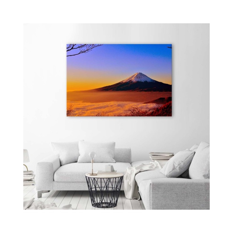 Leinwandbild modern - Berg Fuji Landschaft | Feeby