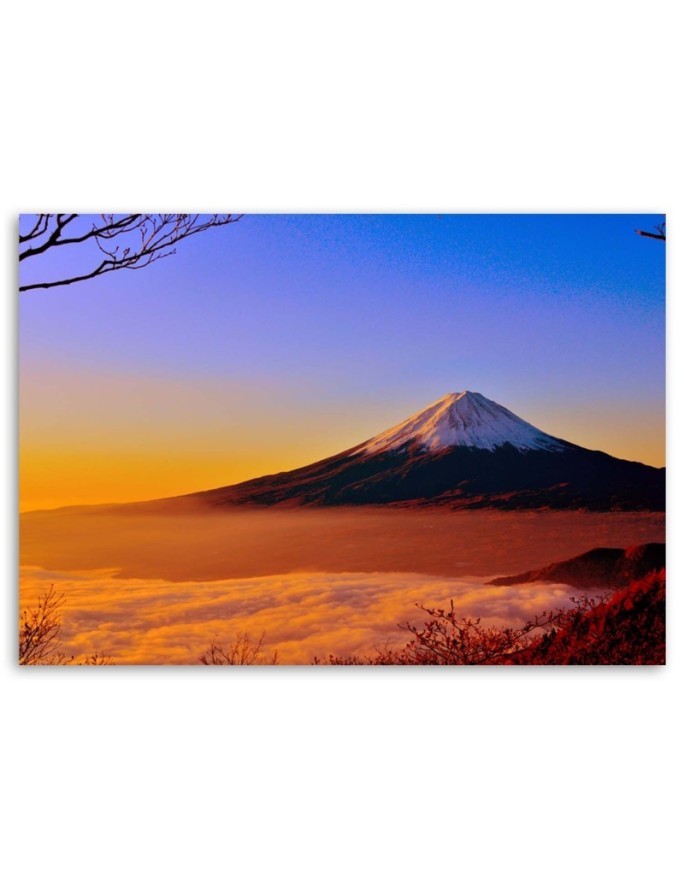 Obraz do sypialni nowoczesny - Góra Fuji Japonia krajobraz | FEEBY