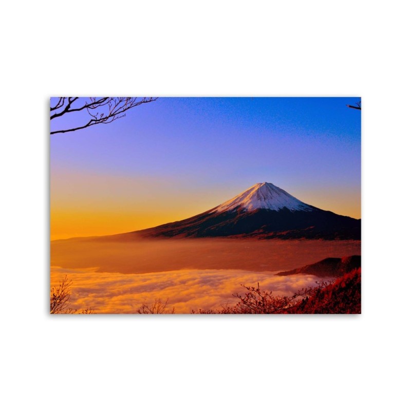 Leinwandbild modern - Berg Fuji Landschaft | Feeby
