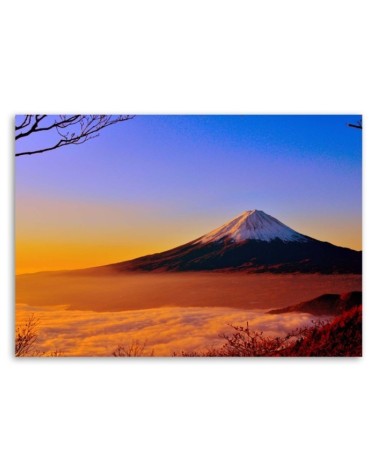 Leinwandbild modern - Berg Fuji Landschaft | Feeby