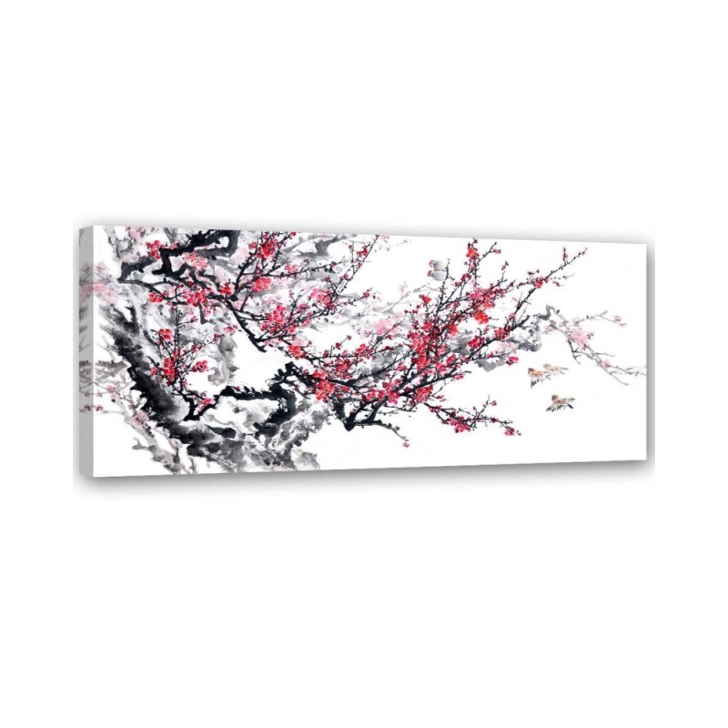 Leinwandbild modern - Japanische Kirschblüten | Feeby