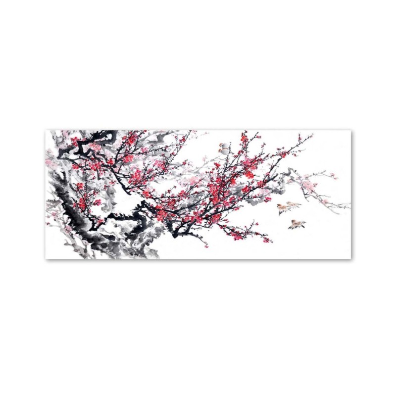 Leinwandbild modern - Japanische Kirschblüten | Feeby