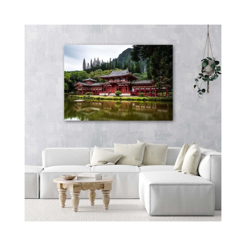 Leinwandbild - Japanischer Tempel | Feeby