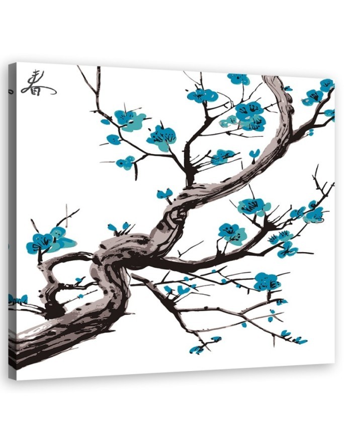 Leinwandbild - Natur - Blau | Feeby