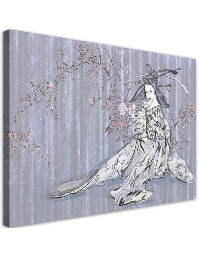 Leinwandbild - Traditioneller japanischer Geisha | Feeby