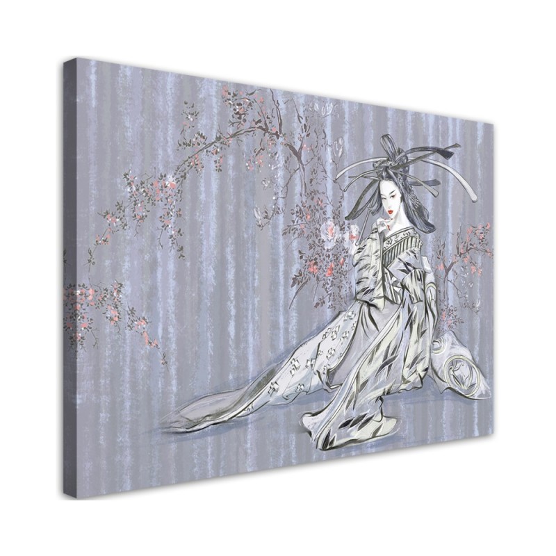 Leinwandbild - Traditioneller japanischer Geisha | Feeby