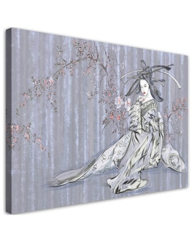 Leinwandbild - Traditioneller japanischer Geisha | Feeby