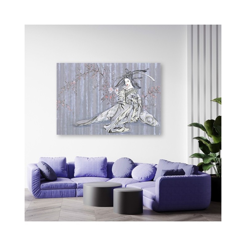 Leinwandbild - Traditioneller japanischer Geisha | Feeby