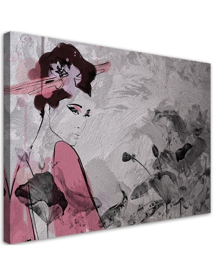 Bild auf Leinwand - Japanische Geisha | Feeby