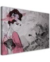 Printed pictures on Canvas for bedroom - Japanese geisha | FEEBY