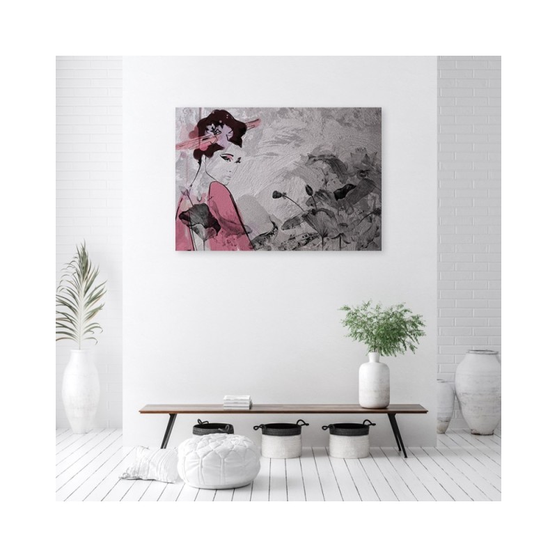 Bild auf Leinwand - Japanische Geisha | Feeby